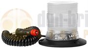 LAP Electrical LKB020C MAGNETIC MOUNT AMBER/CLEAR LED Beacon R65 10-30V