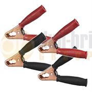 Durite 0-153-50 200A Insulated 40mm 2x RED/ 2x BLACK Crocodile Clips (2 Pairs)