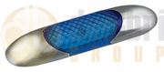LED Autolamps 68 Series 16-LED Step/Courtesy Light BLUE (100mm) 12V - 68B