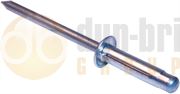 POP® BULBEX® 4.8 x 25.0mm Standard Flange Rivet - Aluminium - Pack of 100 - 1028.5350/100