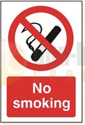 DBG NO SMOKING Sign 360x240mm (Foamex) - Pack of 1