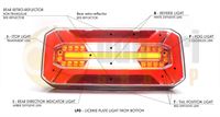 WAS 1290 L/P W185 LEFT/RIGHT LED Rear Lamp [Fly Lead]