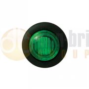 LED Autolamps 181GME LED GREEN ABS MARKER Light (Fly Lead) 12/24V