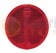 DBG 350.717A RED Self-Adhesive Round REAR Reflector - Pack of 10