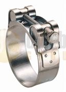 ACE® 80-85mm Zinc Plated Steel T-Bolt Clamp - Pack of 10 - 400.5466