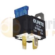 Durite 0-726-12 4-PIN MINI 'Make or Break' Relay with Fuse & Bracket 20A 12V